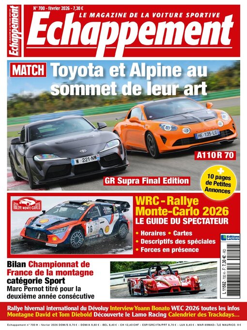 Title details for Echappement by Editions Lariviere SAS - Available